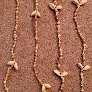 Two Hilo Hattie Hawaiian Shell Necklaces 15"